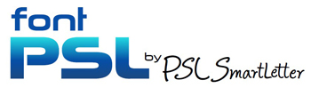 Font PSL Web Font E-Commerce Store by PSL SmartLetter and Phanlop Thongsuk Logo